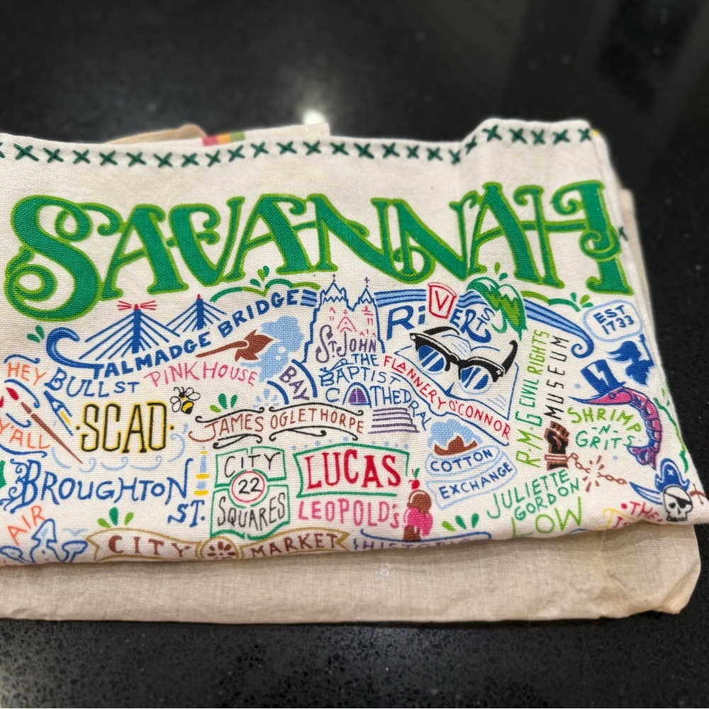 Catstudio Savannah dish towel NEW